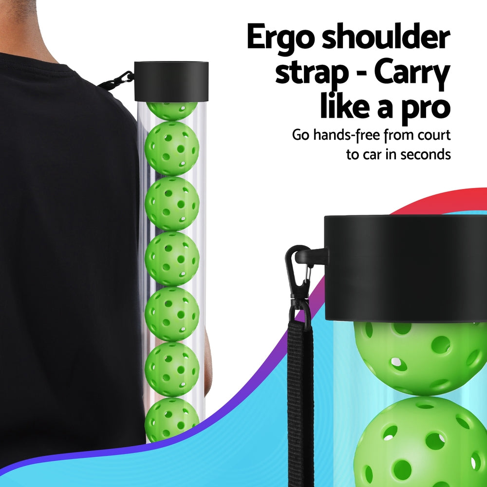 Everfit 12PC Pickleball Collector Set Multi-Ball Retriever Portable Storage Adjustable Strap PB-B-12PBC-GR