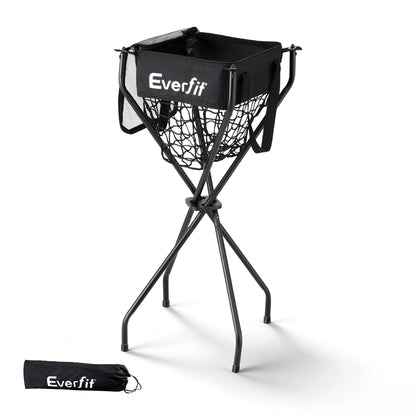Everfit Portable Ball Cart Foldable Pickleball Tennis Baseball Softball PB-B-CART-BK