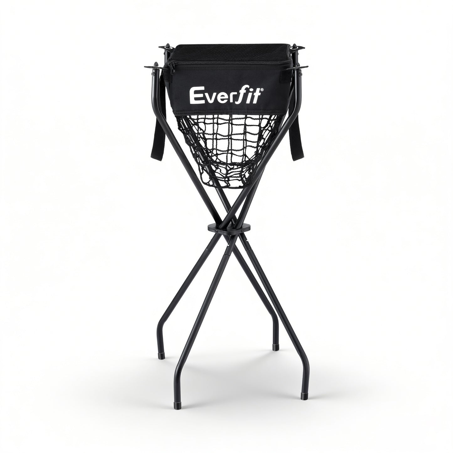Everfit Portable Ball Cart Foldable Pickleball Tennis Baseball Softball PB-B-CART-BK