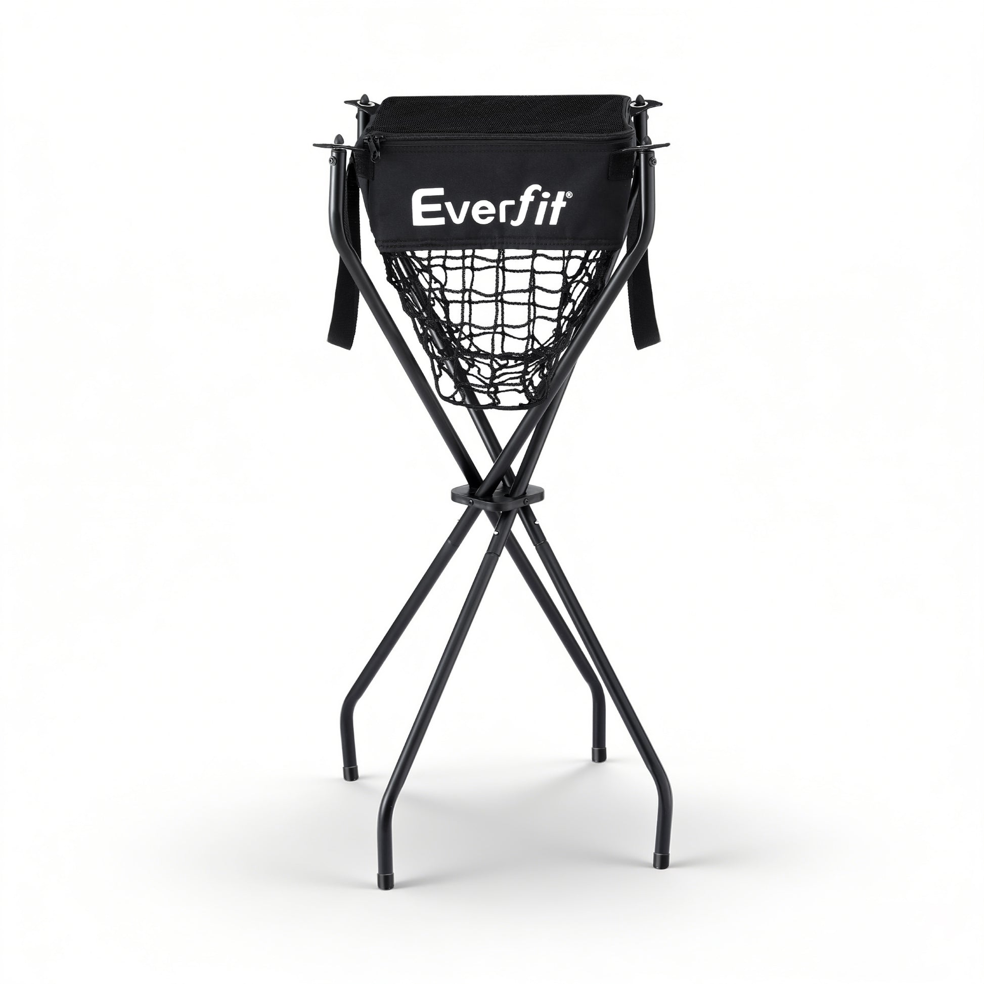 Everfit Portable Ball Cart Foldable Pickleball Tennis Baseball Softball PB-B-CART-BK