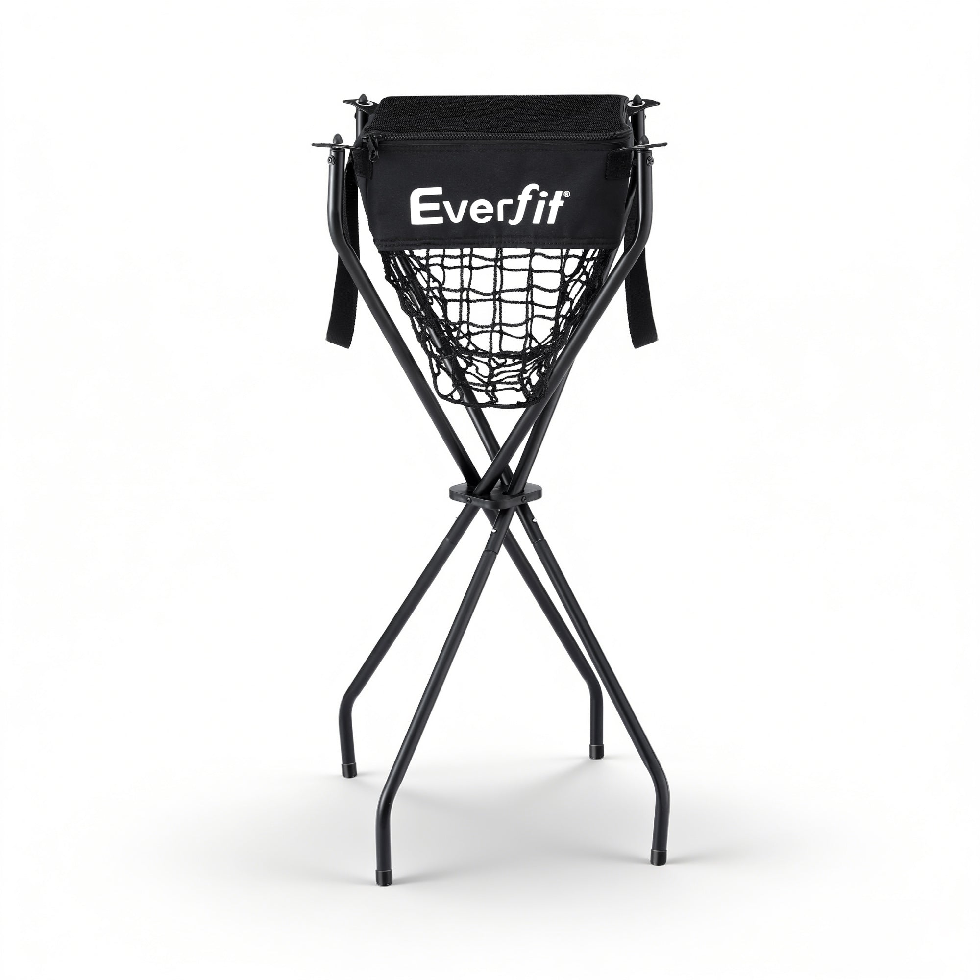 Everfit Portable Ball Cart Foldable Pickleball Tennis Baseball Softball PB-B-CART-BK