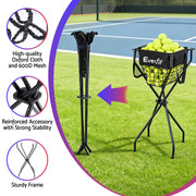 Everfit Portable Ball Cart Foldable Pickleball Tennis Baseball Softball PB-B-CART-BK