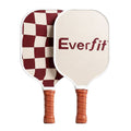 Everfit Pickleball Paddle Set Fibreglass Racquet Honeycomb Core With Bag Brown PB-B-PADDLE-BRX2