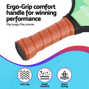 Everfit Pickleball Paddle Set Fiberglass with Balls Bag Tournament Kit 2PCS Pickle Balls Rackets PB-B-PADDLE-GRX2