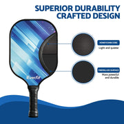 Everfit Pickleball Paddle Set Fibreglass Racquet Honeycomb Core With Bag