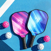 Everfit Pickleball Paddle Set Fibreglass Racquet Honeycomb Core With Bag