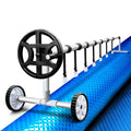 Aquabuddy Pool Cover 500 Micron 10x4m Blue Swimming Pool Solar Blanket 4m Roller PC-100X40-L-BL-40ROL