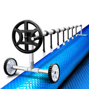 Aquabuddy Pool Cover 500 Micron 10x4m Blue Swimming Pool Solar Blanket 4m Roller PC-100X40-L-BL-40ROL