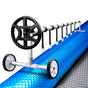 Aquabuddy Pool Cover 500 Micron 10x4m Silver Swimming Pool Solar Blanket 4m Roller PC-100X40-L-DX-BL-40ROL