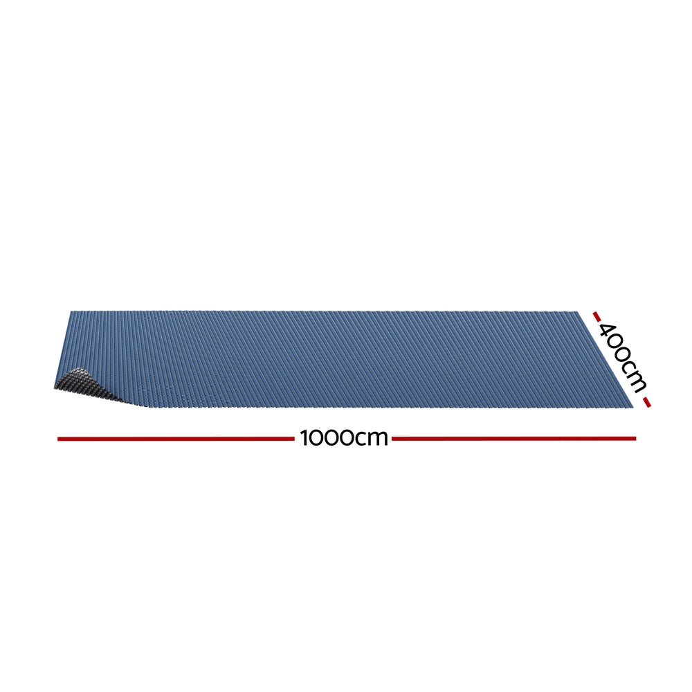 Aqua Buddy Pool Cover 10x4m 600 Micron Swimming Pool Solar Blanket Blue Black PC-100X40-XL-BK-BL