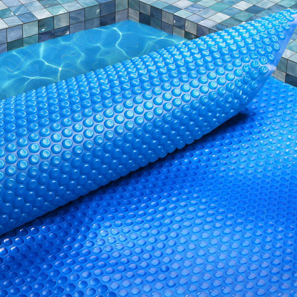 Aqua Buddy Pool Cover 500 Micron 11x4.8m Swimming Pool Solar Blanket Blue PC-110X48-L-BL