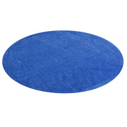 Aqua Buddy Pool Cover Fit 2.44m Round Above-ground Ring Swimming Pool Blanket Blue PC-244R-PE-BL