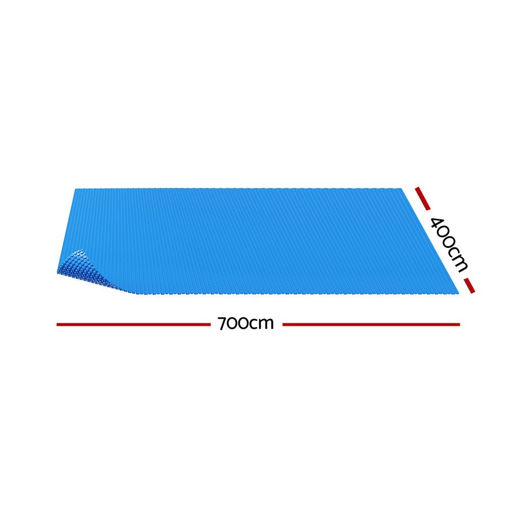 Aqua Buddy Pool Cover 600 Micron 7x4m Swimming Pool Solar Blanket Blue PC-70X40-L-BL