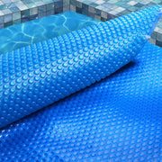 Aquabuddy Pool Cover 500 Micron 8.5x4.2m Swimming Pool Solar Blanket Blue Silver PC-85X42-L-DX-BL