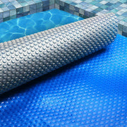 Aquabuddy Pool Cover 500 Micron 9.5x5m Swimming Pool Solar Blanket Blue Silver PC-95X50-L-DX-BL