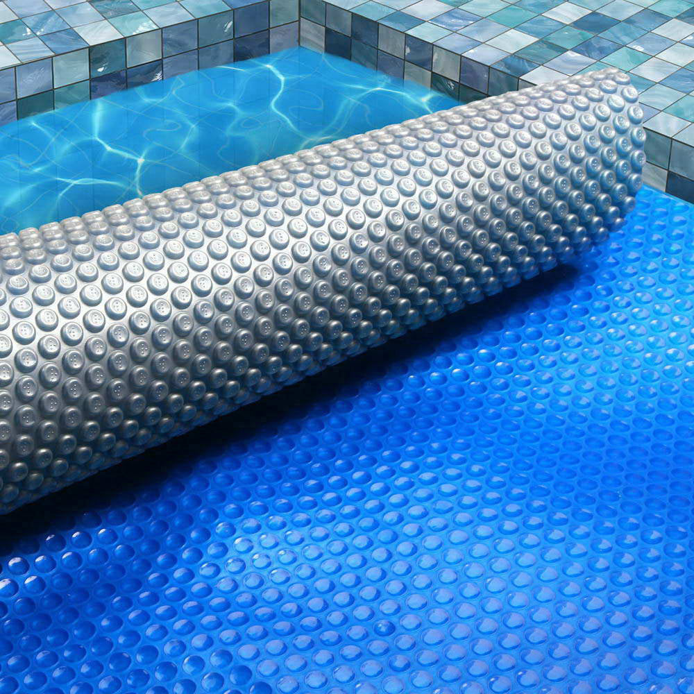 Aquabuddy Pool Cover 500 Micron 9.5x5m Swimming Pool Solar Blanket Blue Silver PC-95X50-L-DX-BL