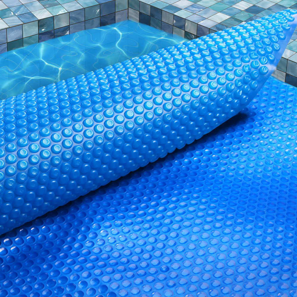 Aqua Buddy Pool Cover 9.5x5m 400 Micron Swimming Pool Solar Blanket Blue Silver PC-95X50-M-DX-BL
