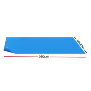 Aqua Buddy Pool Cover 600 Micron Bubble Heat Solar Blanket Shed Blue 9.5x5m PC-95X50-XL-BL