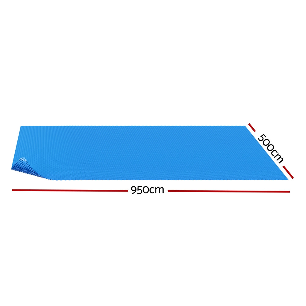 Aqua Buddy Pool Cover 600 Micron Bubble Heat Solar Blanket Shed Blue 9.5x5m PC-95X50-XL-BL