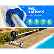 Aquabuddy Pool Cover Roller 4m Adjustable Swimming Pool Solar Blanket Reel PC-ROLLER-40
