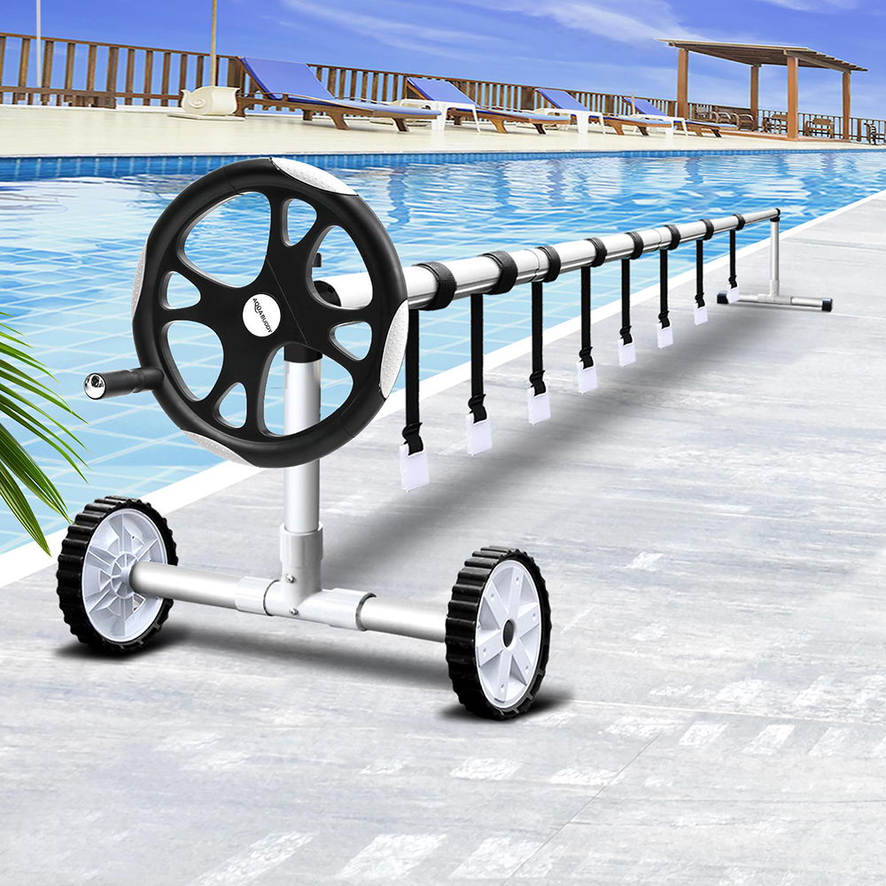 Aquabuddy Pool Cover Roller 5.5m Adjustable Swimming Pool Solar Blanket Reel PC-ROLLER-55