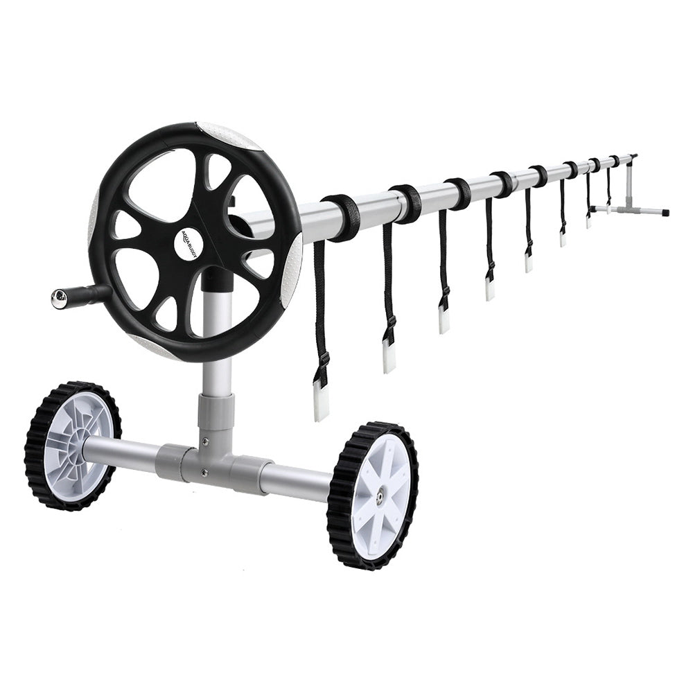Aqua Buddy Pool Cover Roller 6.55m Adjustable Swimming Pool Solar Blanket Reel PC-ROLLER-64