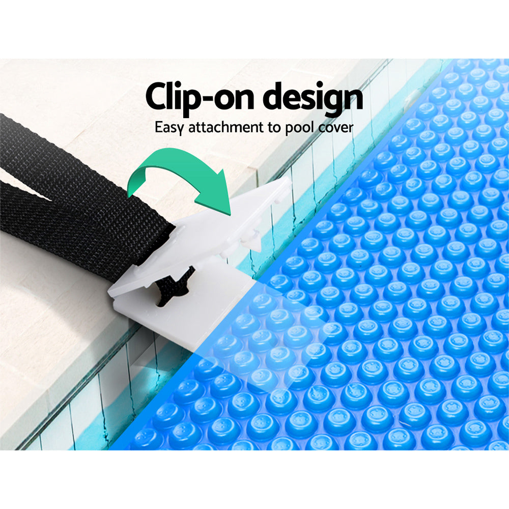Aquabuddy Pool Cover Roller Attachment Swimming Pool Reel Straps Kit 8PCS PC-ROLLER-STRAPS
