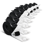 Aquabuddy Pool Cover Roller Attachment Swimming Pool Reel Straps Kit 8PCS PC-ROLLER-STRAPS