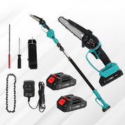 Giantz Telescopic Pole Chainsaw 6 Inch Cordless Tree Trimmer Kit 20V Battery PCAW-20V-6IN-GB