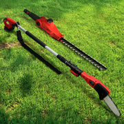 Giantz Chainsaw Trimmer Cordless Pole Chain Saw 20V 8inch Battery 2.7m Reach PCAW-20V-N-SAWTM-RD