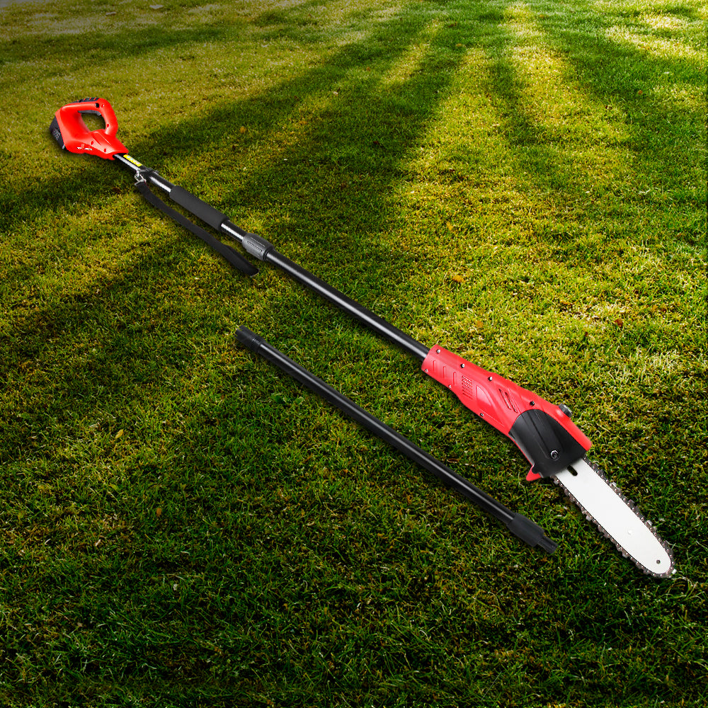 Giantz Chainsaw Cordless Pole Chain Saw 20V 8in Pruner 2.7m Long Reach Battery PCAW-20V-SAW