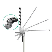 Giantz Pole Chainsaw 2 Stroke Petrol Tree Pruner Long Reach Saw 12 Inch Bar 9 In 1 PCAW-62CC-GSAW