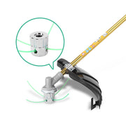 Giantz Pole Chainsaw 2 Stroke Petrol Tree Pruner Long Reach Saw 12 Inch Bar 9 In 1 PCAW-62CC-GSAW