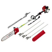 Giantz Pole Chainsaw 2 Stroke Petrol Tree Pruner Long Reach Saw 12 Inch Bar 2 In 1 PCAW-62CC-TM