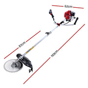 Giantz Pole Chainsaw Petrol Hedge Trimmer Tree Pruner 5 In 1 PCAW-65CC-BH-5IN1