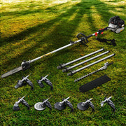 Giantz Pole Chainsaw Hedge Trimmer Brush Cutter Whipper Snipper 9 IN 1 MultiTool PCAW-SXFV-BK2C-GSAW