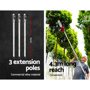 Giantz Pole Chainsaw Petrol 2 Stroke Tree Pruner Long Reach Saw 12 Inch Bar