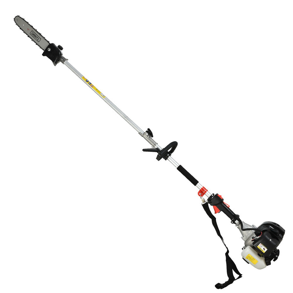 Giantz 63CC Pole Chainsaw 12in Chain Saw Petrol 5.6m Long Reach Black PCAW-SXTO-BK-2C