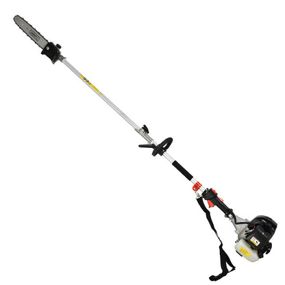 Giantz 63CC Pole Chainsaw 12in Chain Saw Petrol 5.6m Long Reach Black PCAW-SXTO-BK-2C
