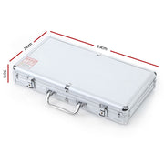 300pcs Poker Chips Set Casino Texas Hold'em Gambling Party Game Dice Cards Case PCS-RCO-300