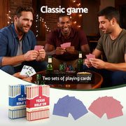 Poker Chip Set 500PC 14g Chips Casino Gambling Party Game Dice Cards PCS-RCO-500-14G