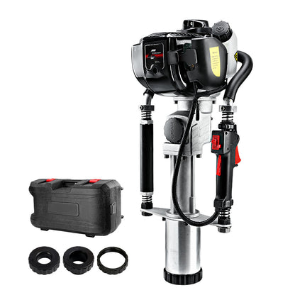 Giantz Petrol Post Driver 38CC 4-Stroke Rammer Pile Star Picket Fence Hole Black PD-FF-4S-OR