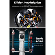 Giantz Petrol Post Driver 38CC 4-Stroke Rammer Pile Star Picket Fence Hole Black PD-FF-4S-OR
