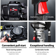 Giantz Petrol Post Driver 38CC 4-Stroke Rammer Pile Star Picket Fence Hole Black PD-FF-4S-OR