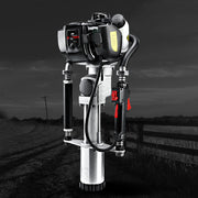 Giantz Petrol Post Driver 38CC 4-Stroke Rammer Pile Star Picket Fence Hole Black PD-FF-4S-OR