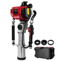 Giantz Petrol Post Driver 38CC 4-Stroke Rammer Pile Star Picket Fence Hole Drive Red PD-TE-4S-RD