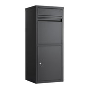 Gardeon Parcel Letterbox Drop Box Package Mailbox Black PDB-L-102-BK