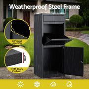 Gardeon Parcel Letterbox Drop Box Package Mailbox Black PDB-L-102-BK