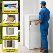 Gardeon Parcel Letterbox Drop Box Package White PDB-L-102-WH