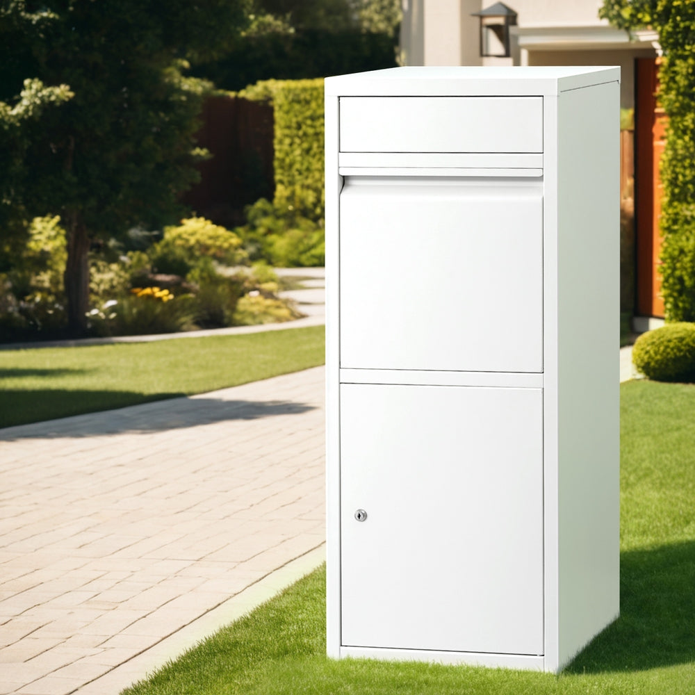 Gardeon Parcel Letterbox Drop Box Package White PDB-L-102-WH